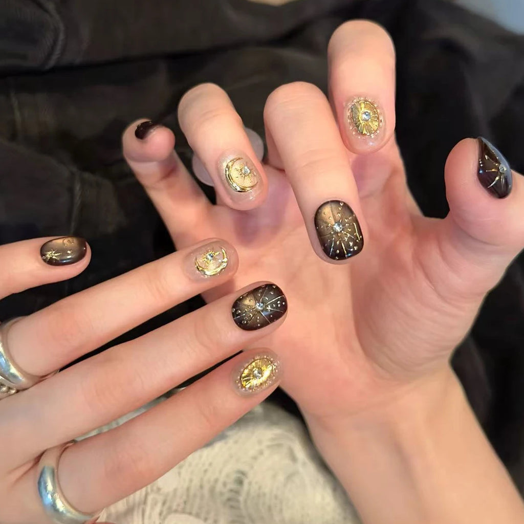 mocha-eclipse-celestial-cat-eye-press-on-nails